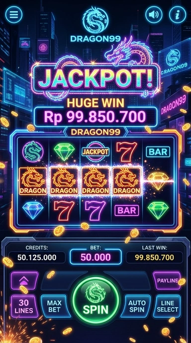 Layar utama dragon99 — antarmuka bersih setelah instalasi